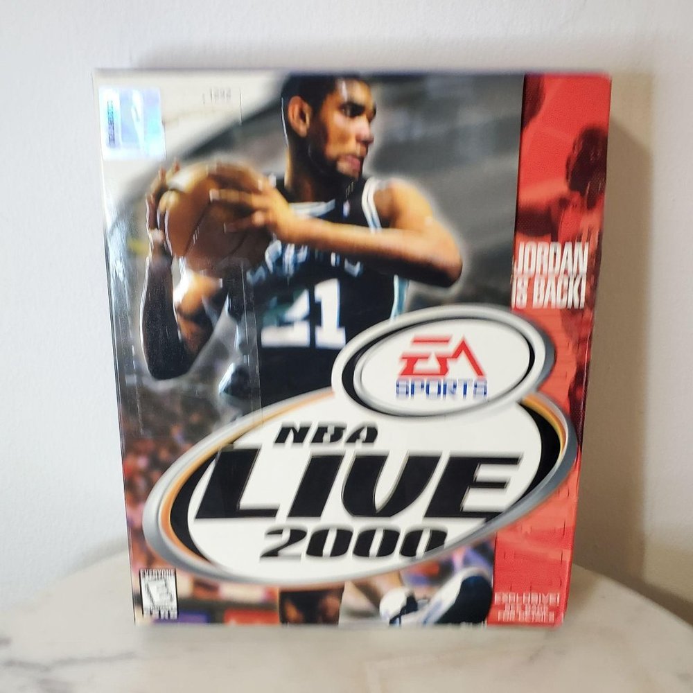 Vintage Rare NBA Basketball Live 2000 PC Game New